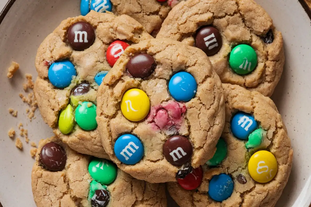 Chewy M&M Brown Sugar Cookies with Shortening INGREDIENTS RECIPE