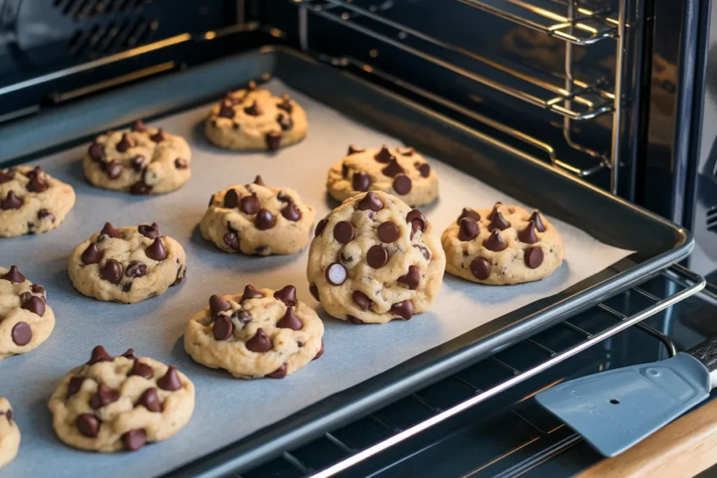 How do you bake Nestle chocolate chip cookie dough?
