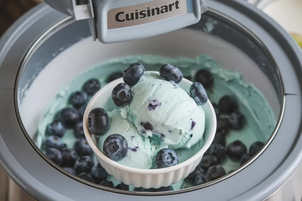 How long should I churn ice cream in my Cuisinart ice cream maker?