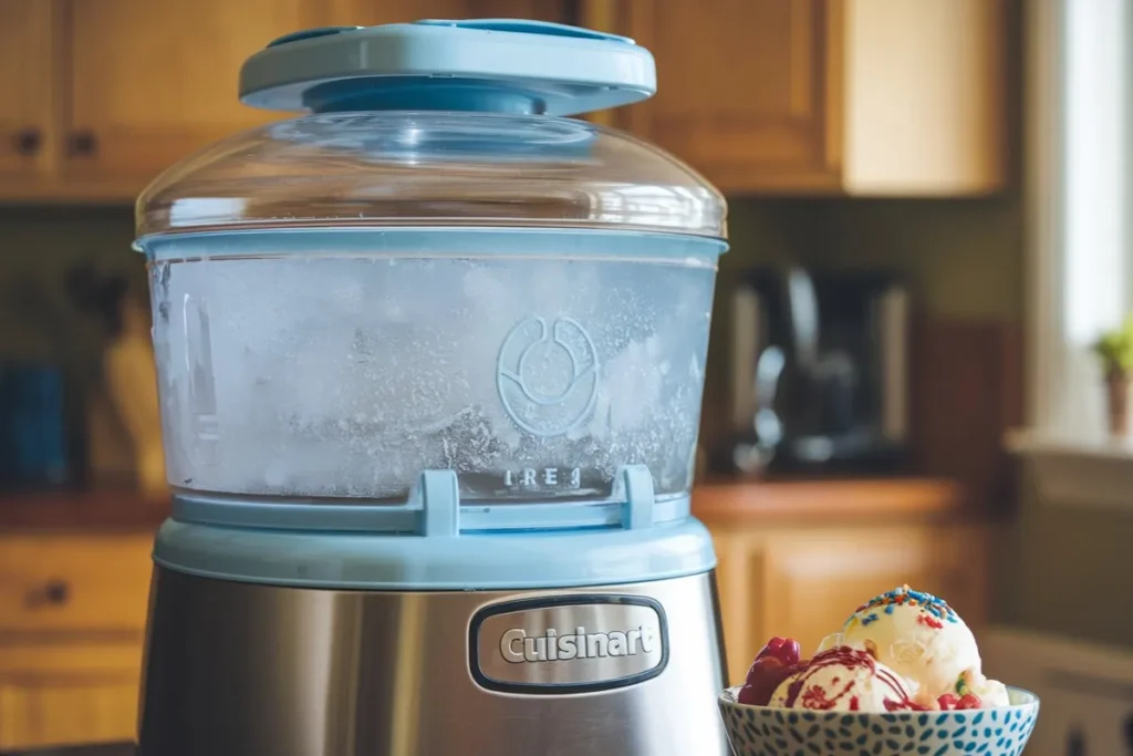 Do you have to freeze the bowl in the Cuisinart ice cream maker?