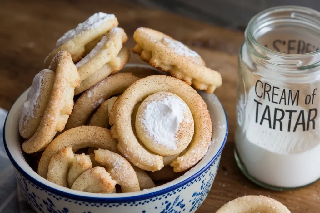 Why do snickerdoodles need cream of tartar?