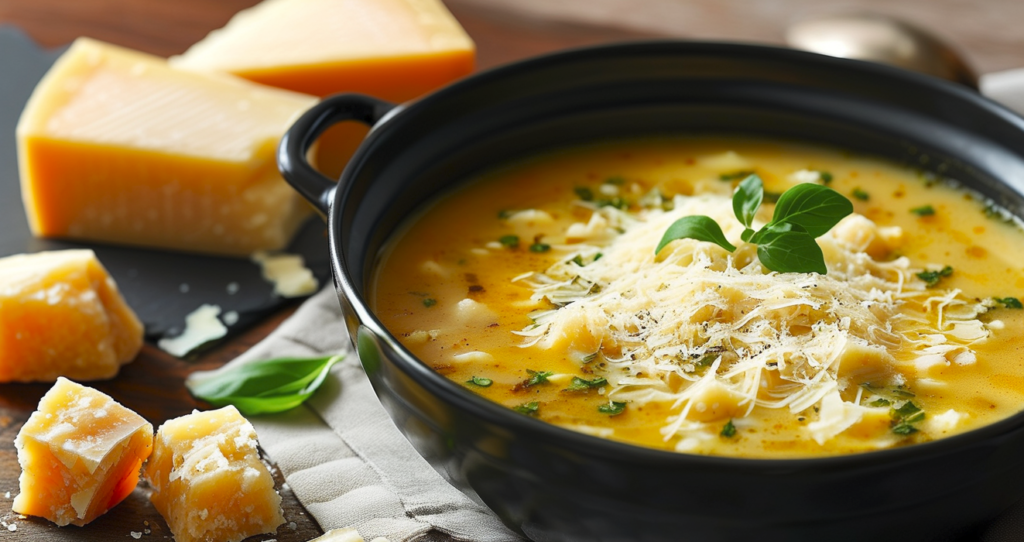 Does Parmesan cheese thicken soup?