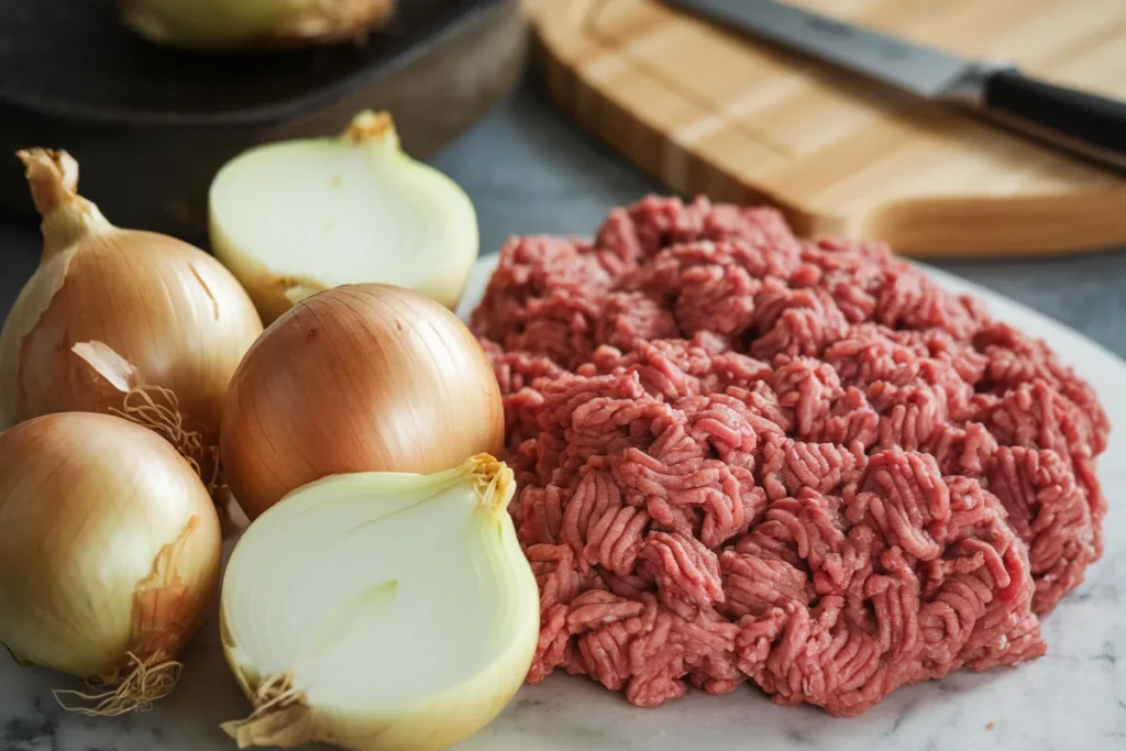 Should you cook onions before adding to meatloaf?