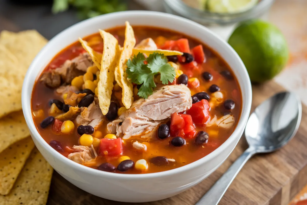 chicken taco soup recipe