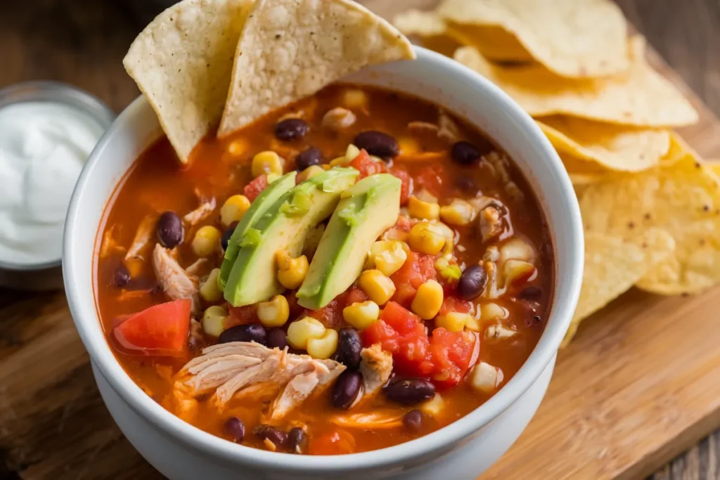 chicken taco soup recipe