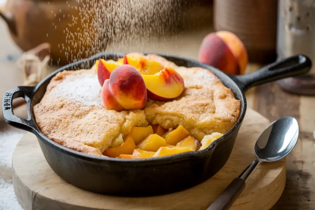 peach cobbler recipe with cake mix