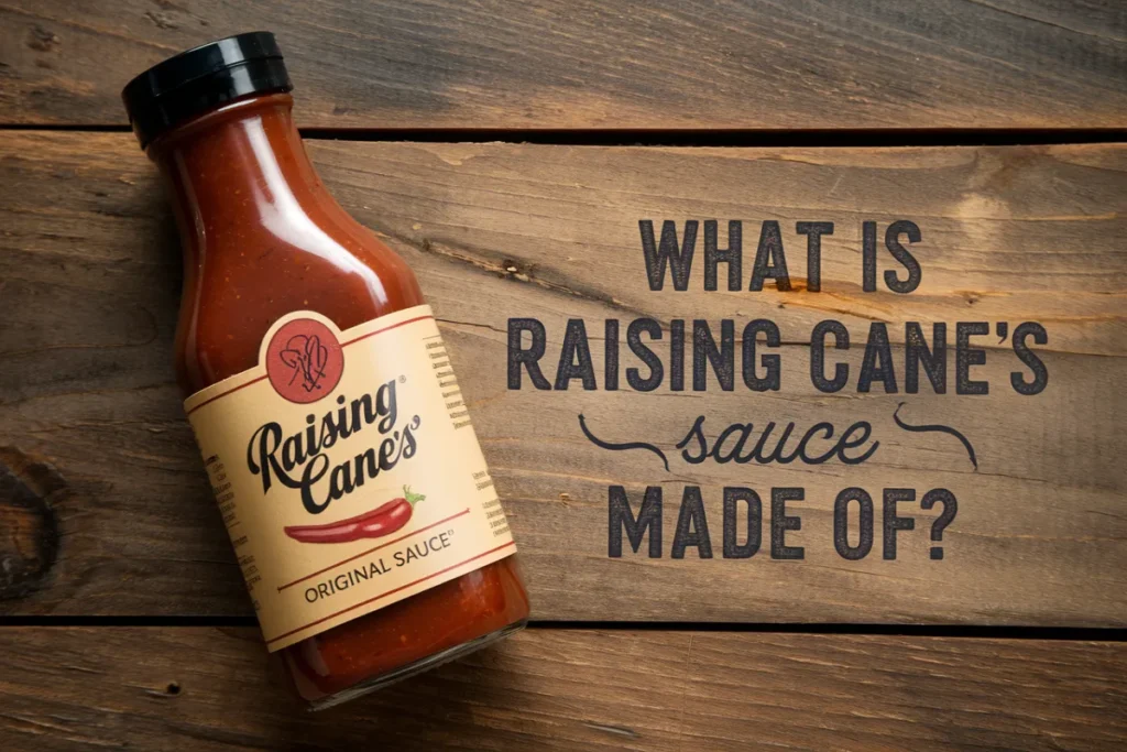 What is Raising Cane's sauce made of?