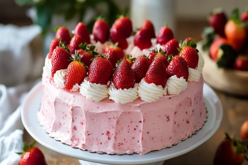 strawberry cake recipe