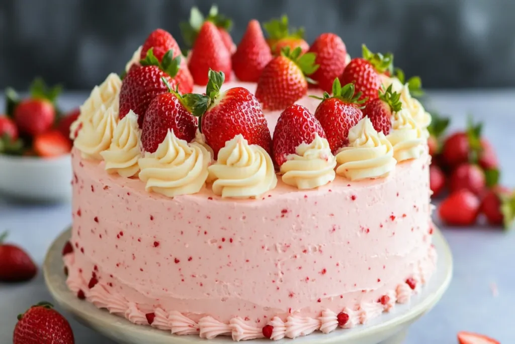 strawberry cake recipe