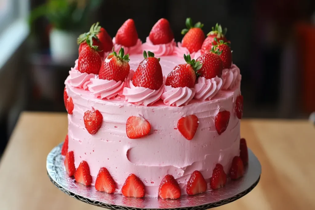 strawberry cake recipe