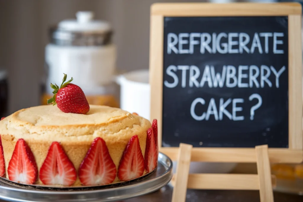 Do You Have to Refrigerate Strawberry Cake?