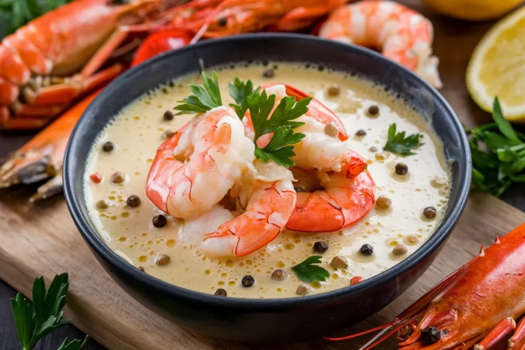 What is seafood butter sauce made of?