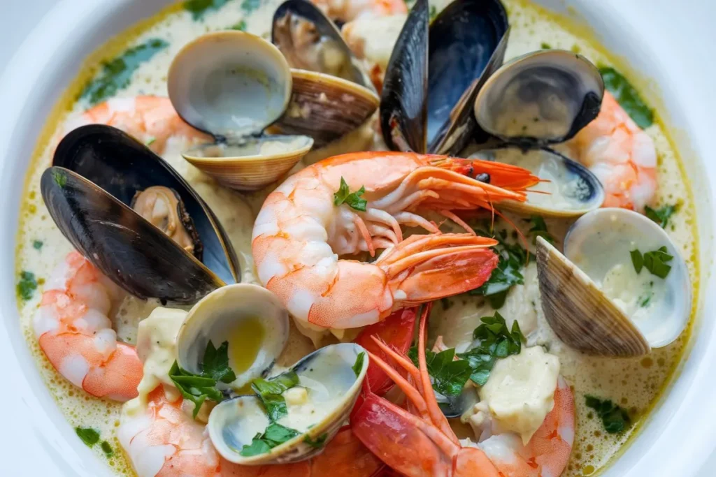 What makes seafood sauce thicker?