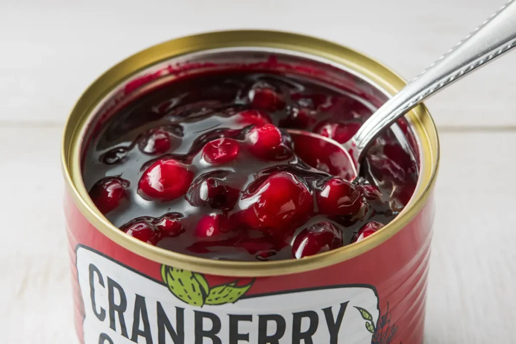 What are the ingredients in canned cranberry sauce?