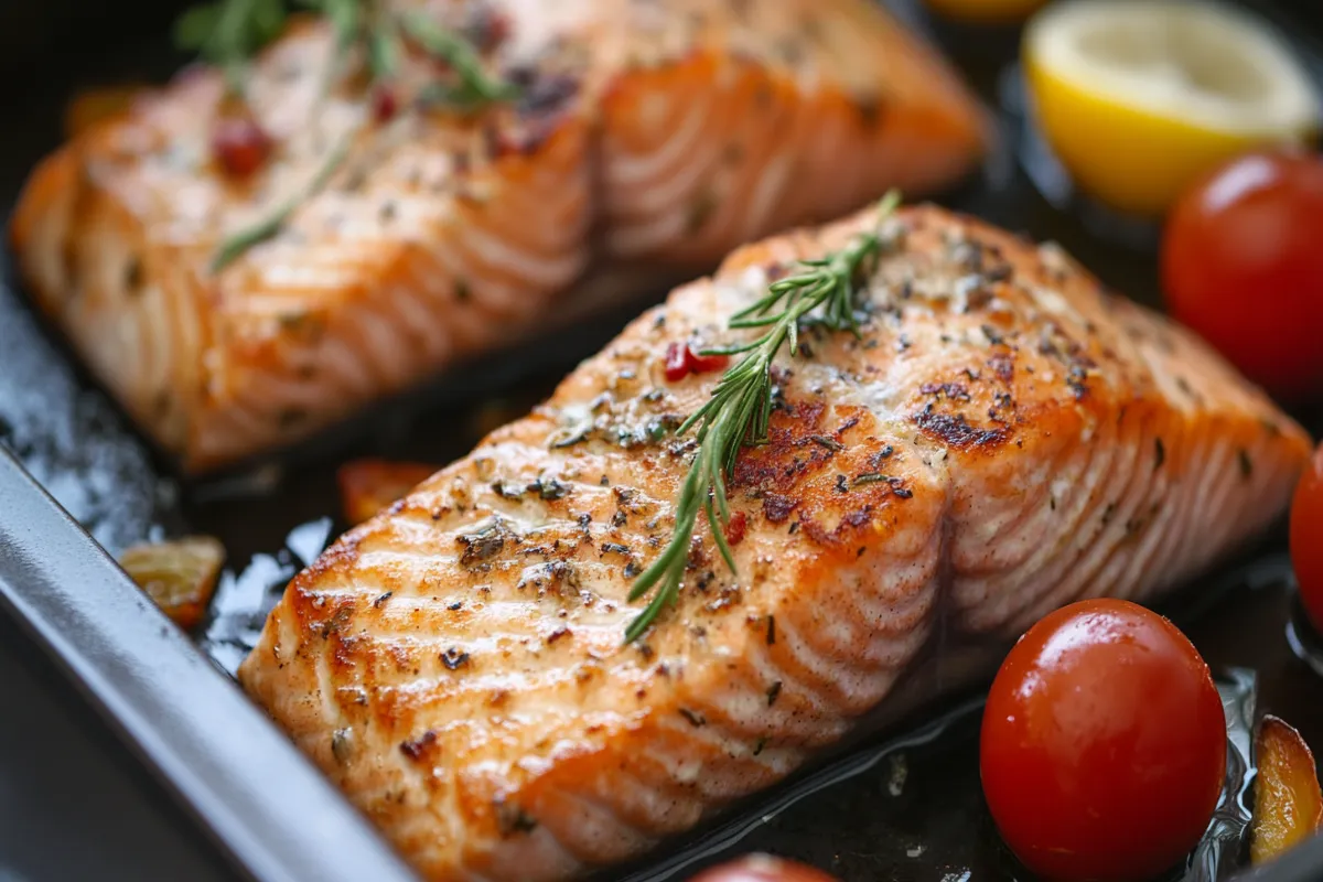 Should salmon be baked covered or not?