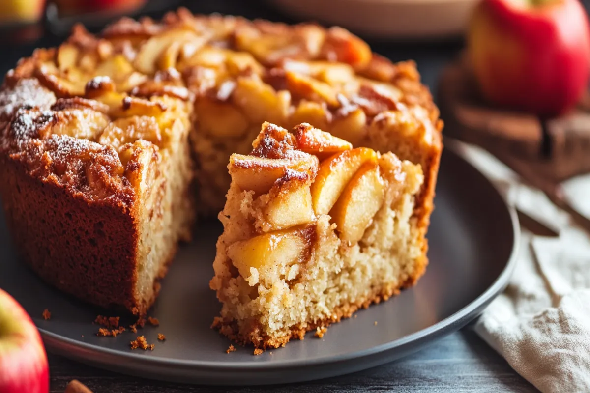 What is apple coffee cake made of?