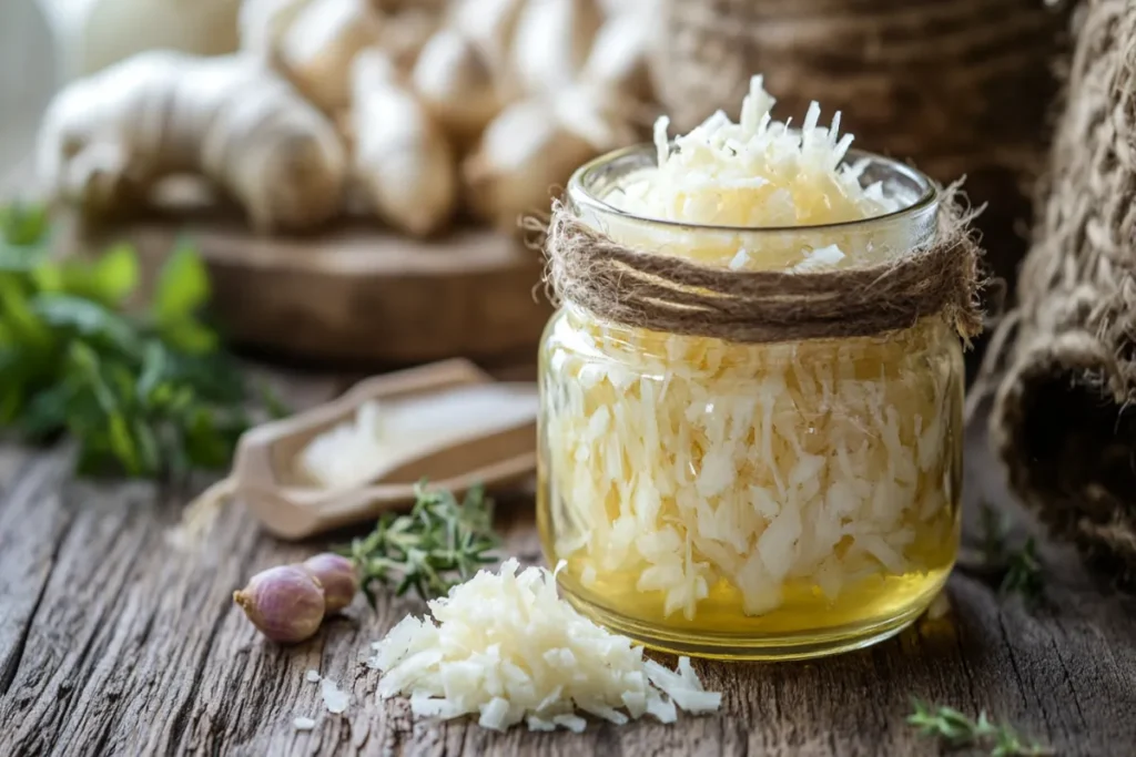 What is the spicy ingredient in horseradish?