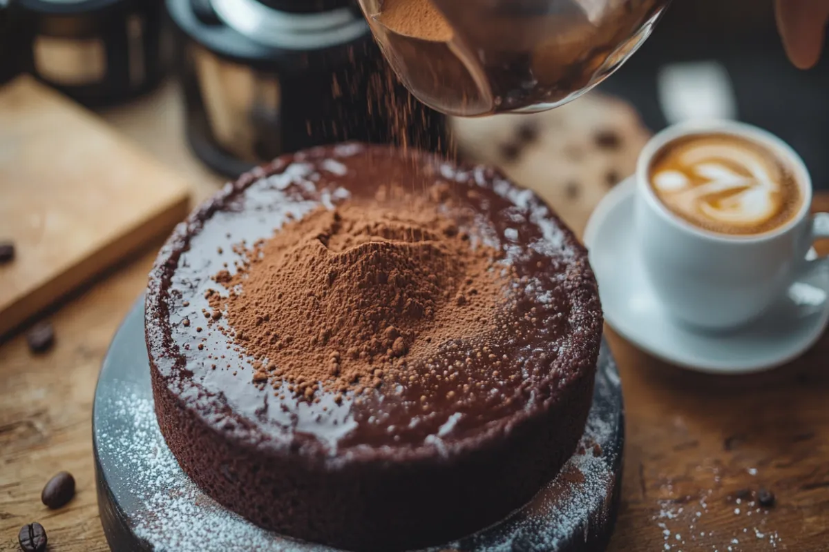 What does coffee do to cake mix?