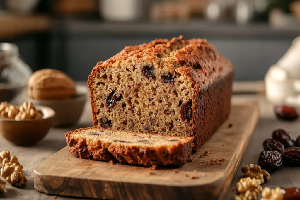 What is date nut bread made of?