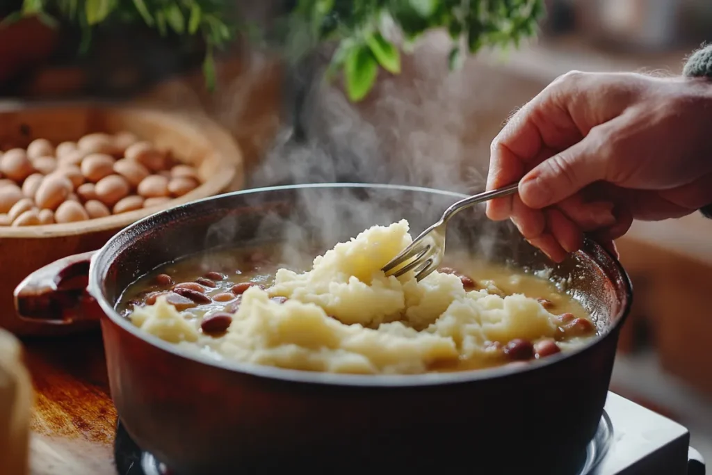 What makes bean soup thicker?