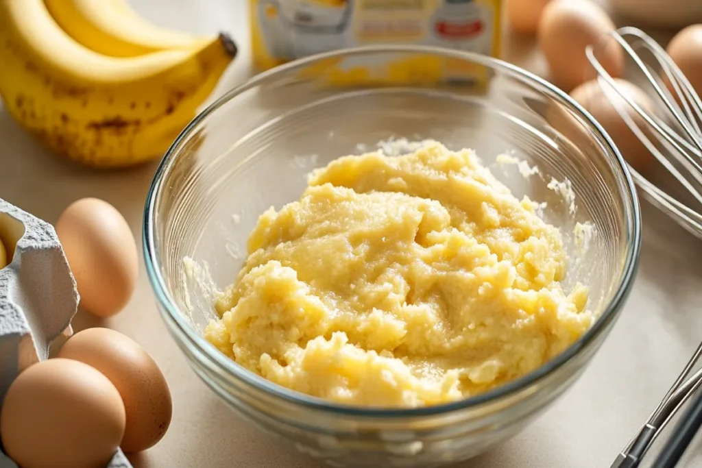 Can bananas replace eggs in cake mix?