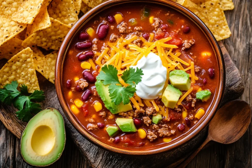 Where did taco soup come from?