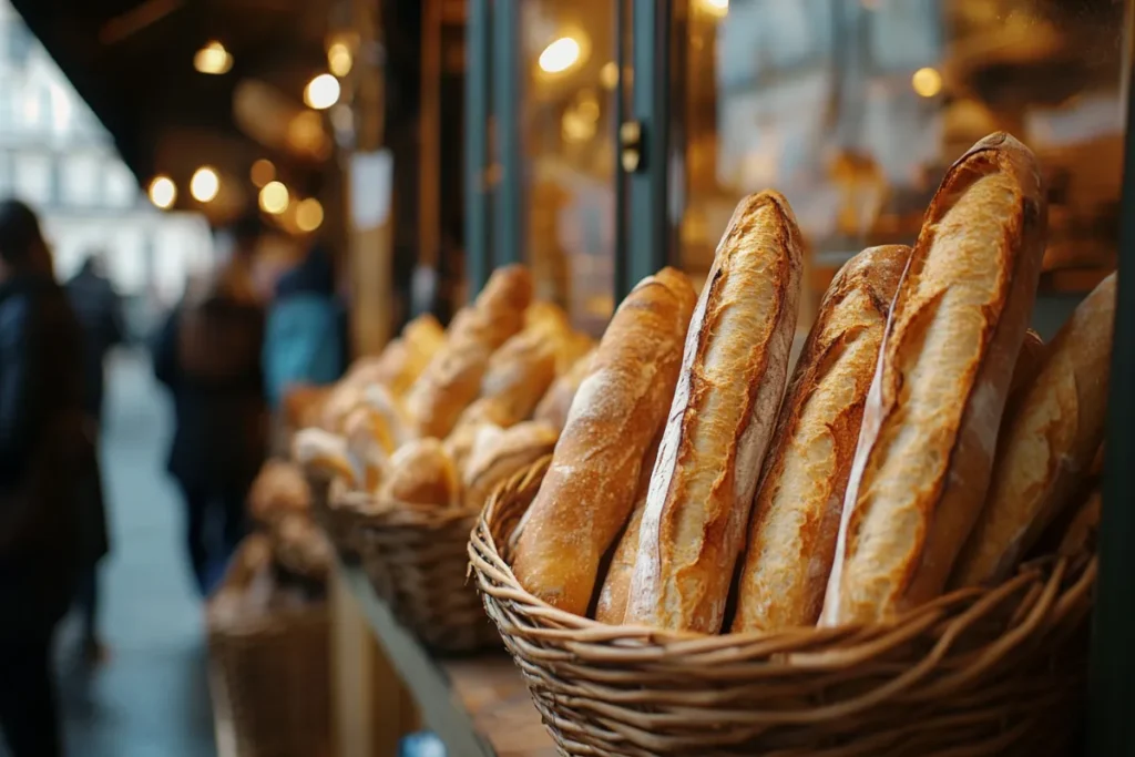 What are the three types of French bread?