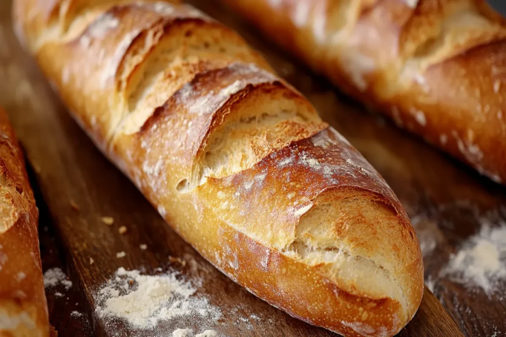 What is the difference between French loaf and sourdough bread?