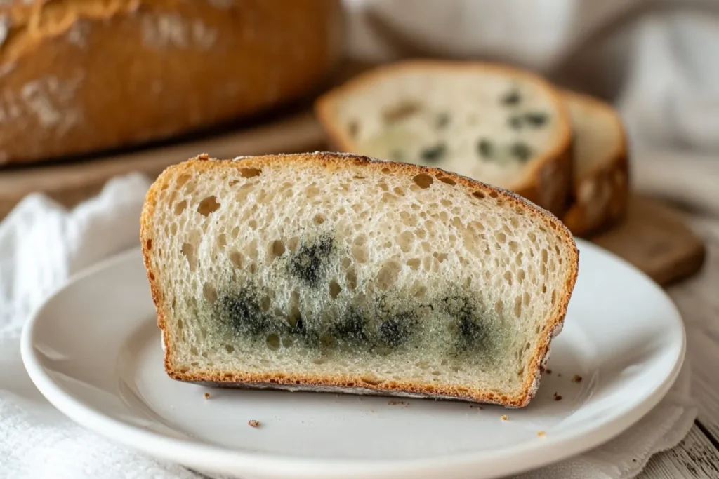 Why did my cranberry bread turn green?