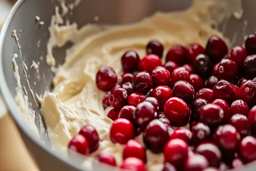 Do I need to cook cranberries before baking?