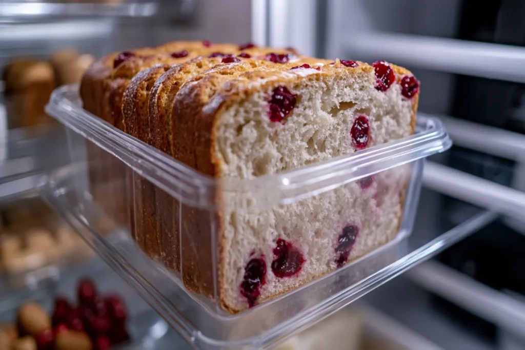 Should you refrigerate cranberry bread? 