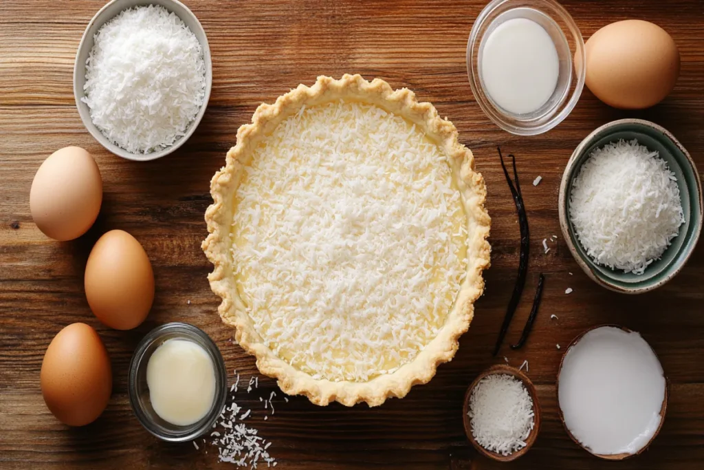 coconut custard pie recipe