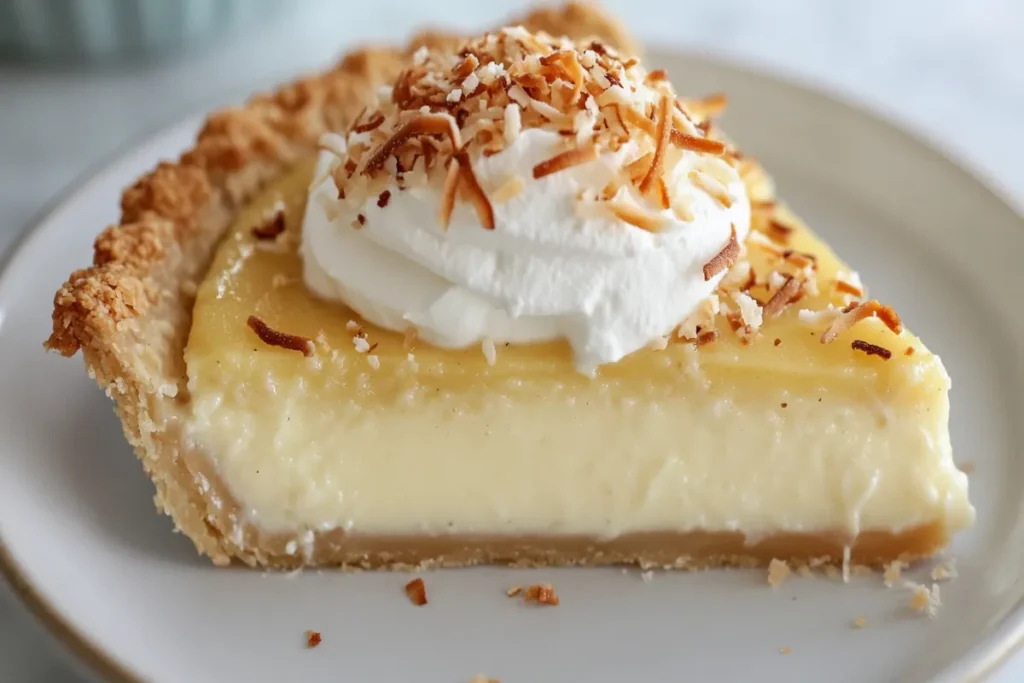 coconut custard pie recipe