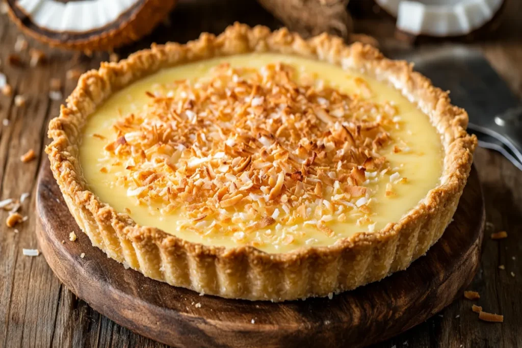 Why is my coconut custard pie watery?