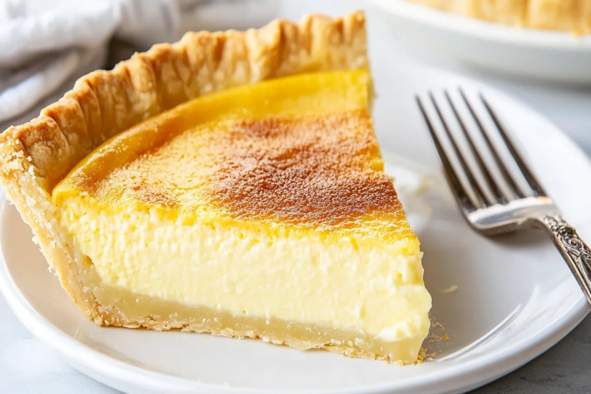 What is a custard pie filling made of?