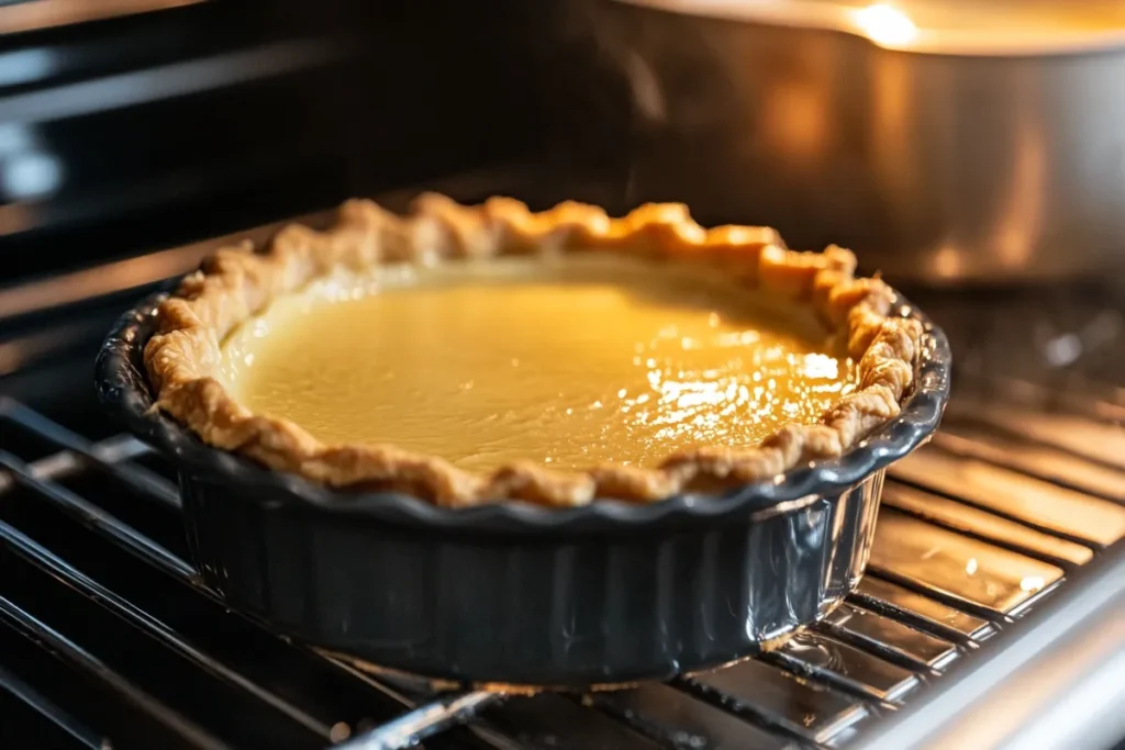 What is a custard pie filling made of?