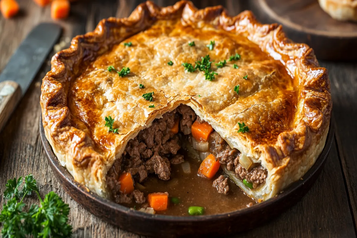 What is the best thickener for meat pies?