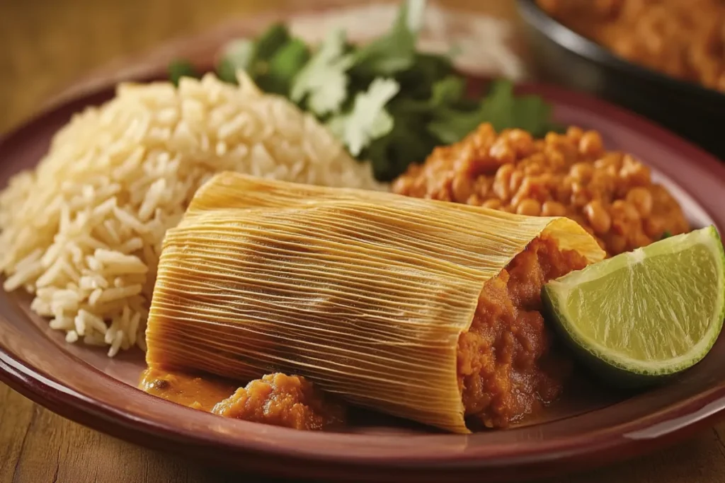 What is tamale filling made of?