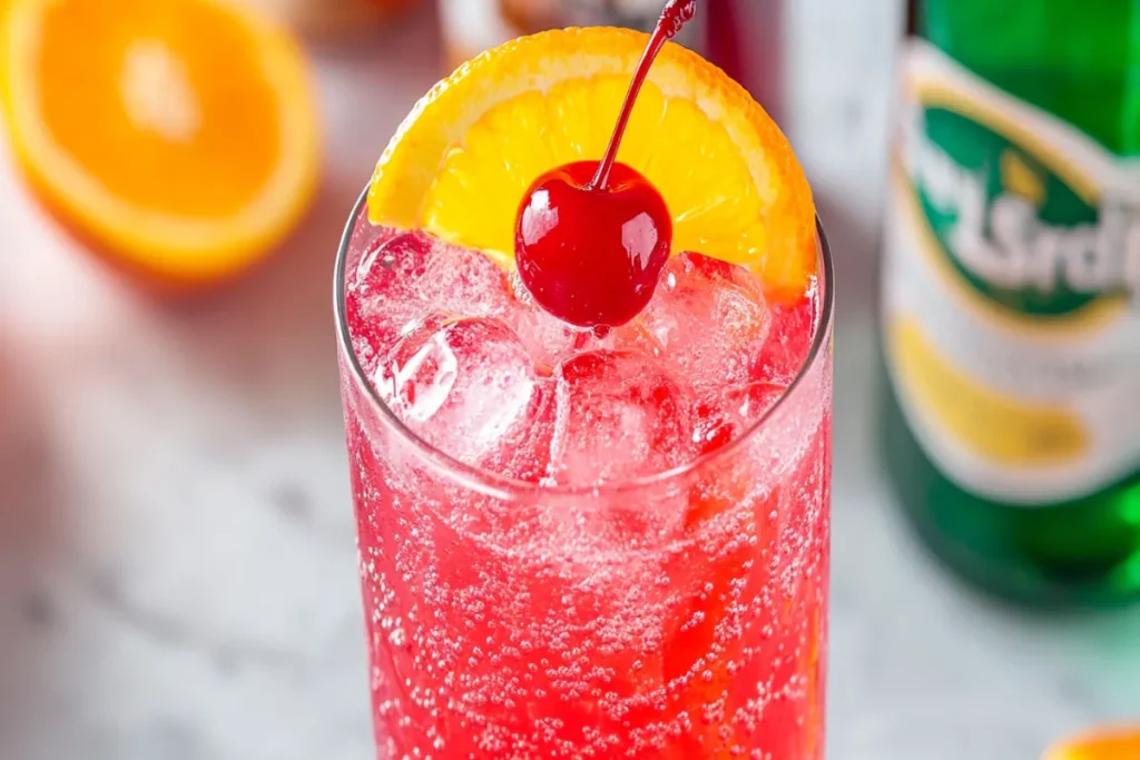 Is Shirley Temple made with Sprite or ginger ale?