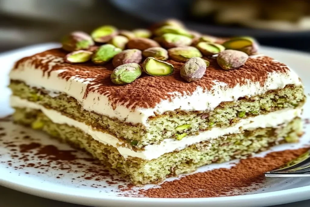 Pistachio Tiramisu 